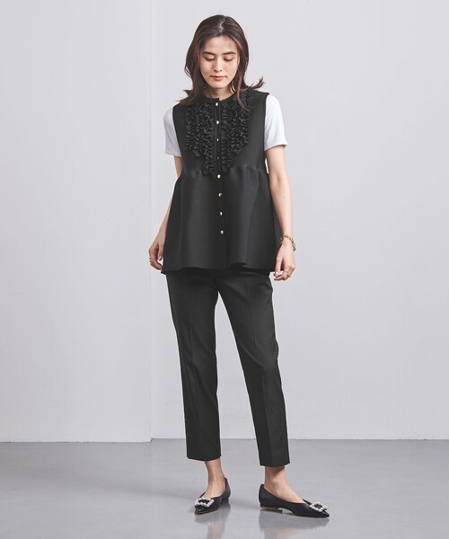 UNITED ARROWS（ユナイテッドアローズ）の「P ミニフリル ニットベスト