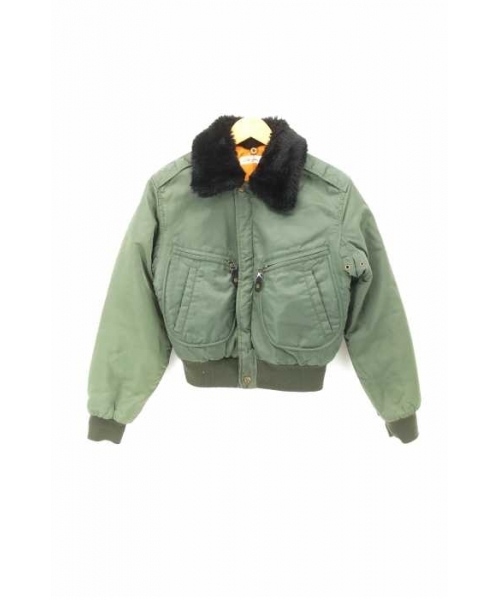 ブランド古着】襟ボア付きMA-1 ミリタリージャケット（MA-1