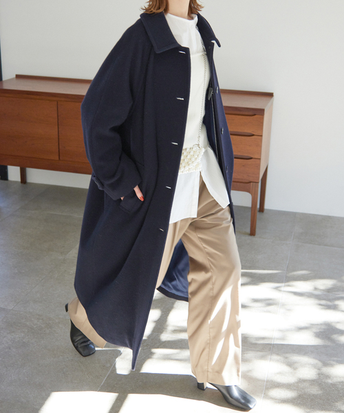 SLOBE IENA（スローブイエナ）の「ウールモッサステンカラーコート