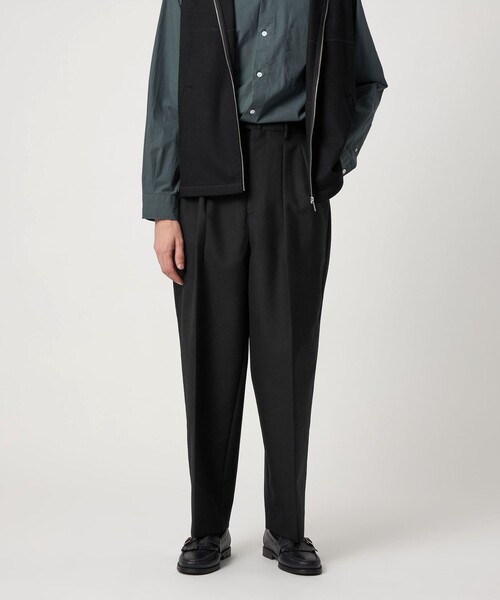 セール】＜Steven Alan＞ ウール オックスフォード イン ツープリーツ