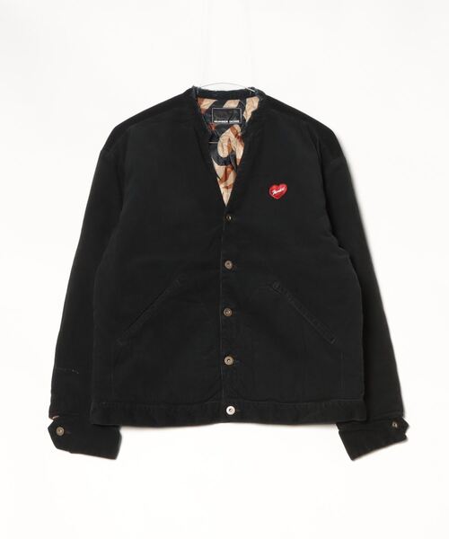 CORDUROY JACKET / ナンバーナイン ハート刺繍 カットオフカラー