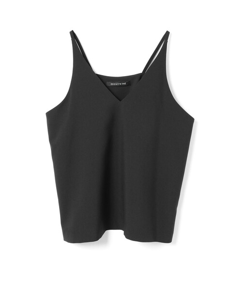 mizuiro ind 黒 Vネック キャミソール mizuiro ind 黒 Vネック