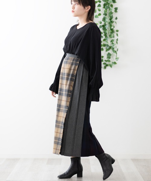 セール】別注 O'Neil of Dublin パッチワーク キルトスカート マキシ