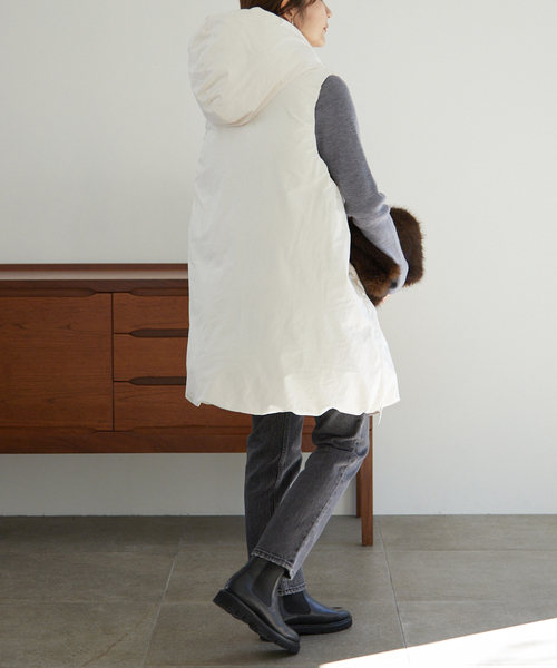 SLOBE IENA（スローブイエナ）の「P/NPタフタノースリダウンミドル