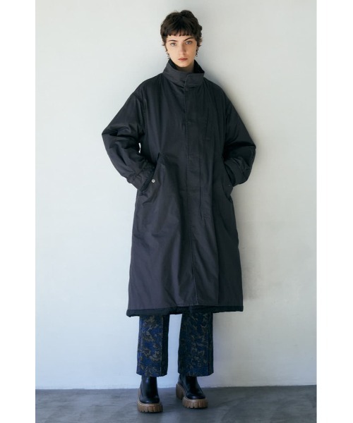 MOUSSY（マウジー）の「REVERSIBLE PUFFER ロング コート（モッズ