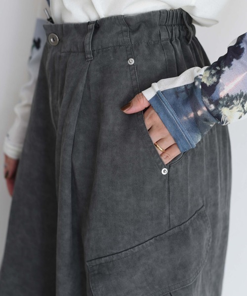 セール】バイオ加工 アウトポケット カーゴパンツ（その他パンツ