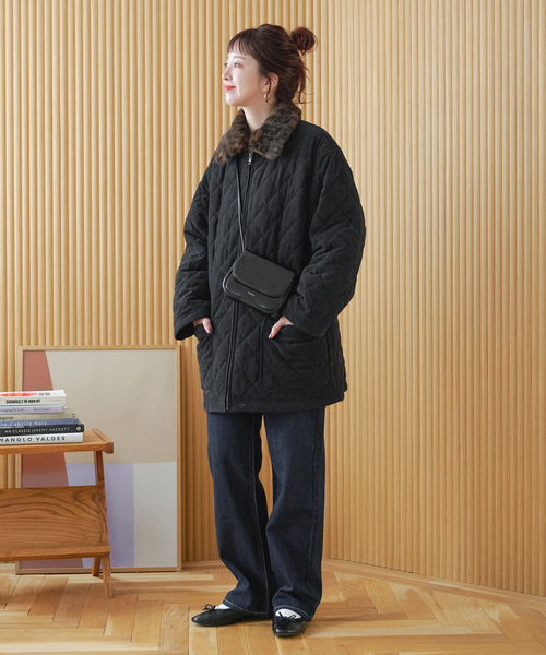 B.C STOCK（ベーセーストック）の「【ZOZO限定】ファー襟中綿