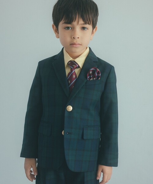TRW ブラックウォッチ ジャケット / キッズ 110cm-130cm（スーツ