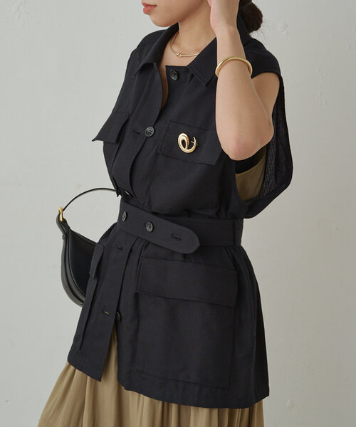LOUNGEDRESS（ラウンジドレス）の「ミリタリージレブルゾン（ベスト