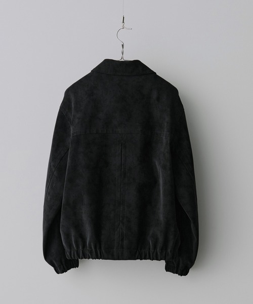 FAUX SUEDE ZIP BLOUSON（ブルゾン）｜WYM LIDNM（ウィム バイ リドム