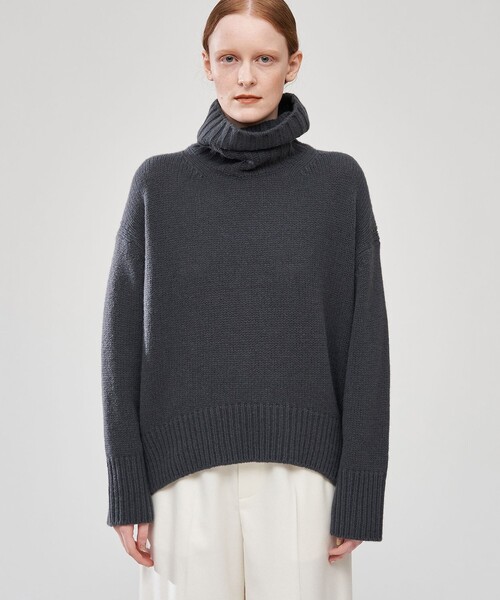 セール】ファインウールタートルネックプルオーバー（ニット/セーター