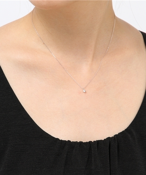 K10ホワイトゴールド ネックレス（ネックレス）｜Canal 4℃（カナル