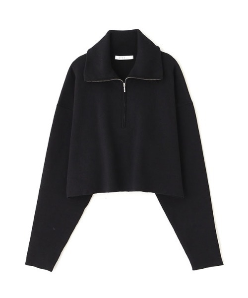 ETRE TOKYO（エトレトウキョウ）の「Wフェイスハーフジップニットプル