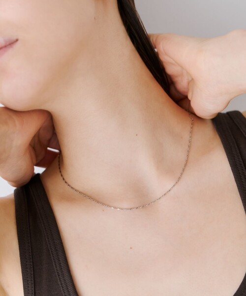 スクリュースエッジチェーン ネックレス（ネックレス）｜ete（エテ）の