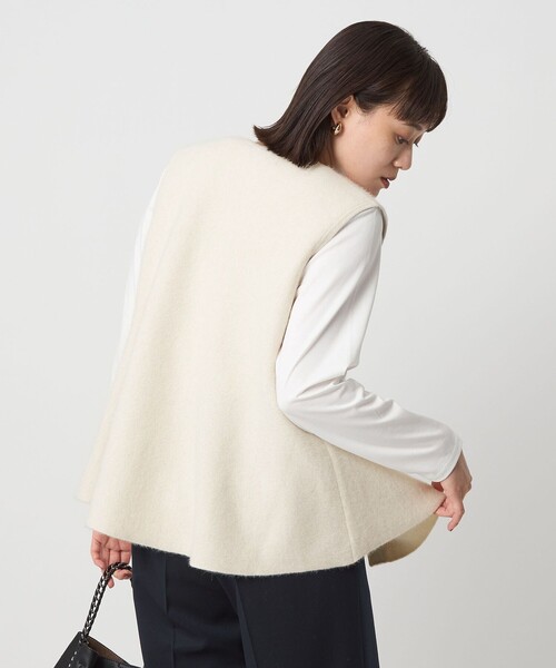 AKKO様用】ブランド名 BEIGE／ダークグレー ジレ サイズM AKKO様用