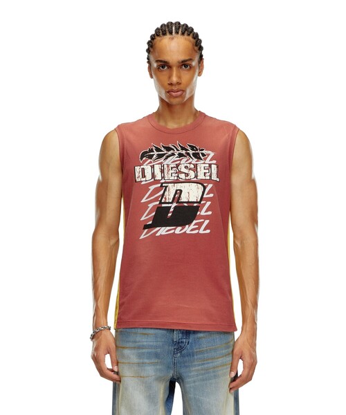 DIESEL（ディーゼル）の「メンズ タンクトップ プリント（タンクトップ