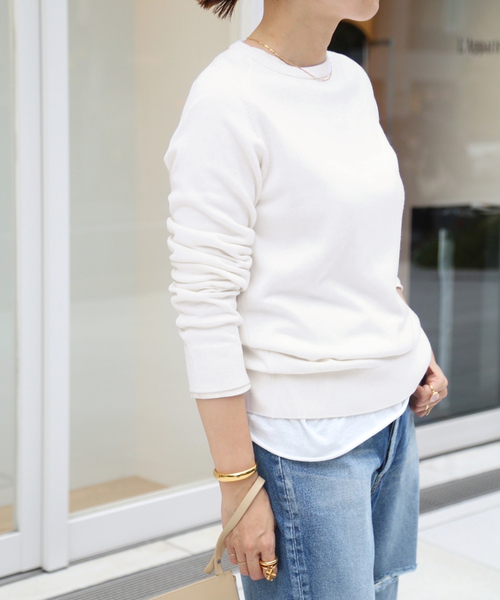 Deuxieme Classe（ドゥーズィエムクラス）の「* WISH クルーネック