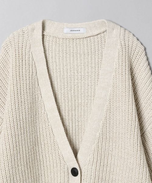 JEANASIS（ジーナシス）の「5GカラーMIXアゼVカーディガン/269135