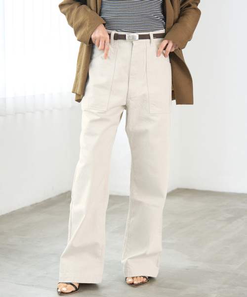 セール】KURO/クロ 別注 BUSH PANTS デニムパンツ（デニムパンツ