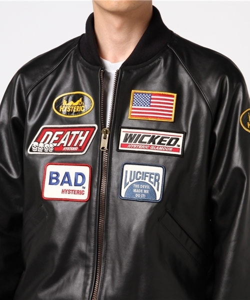 HYSTERIC GLAMOUR（ヒステリックグラマー）の「キップレザーレーシング