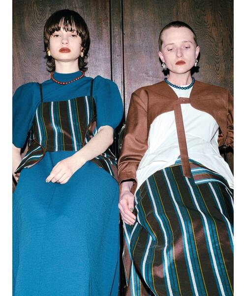 UN3D.（アンスリード）の「マルチストライプキャミソール