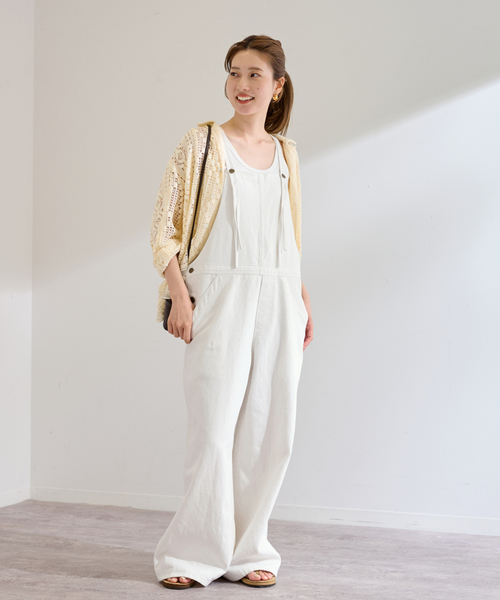 FRAMeWORK（フレームワーク）の「コットンヘンプサロペット