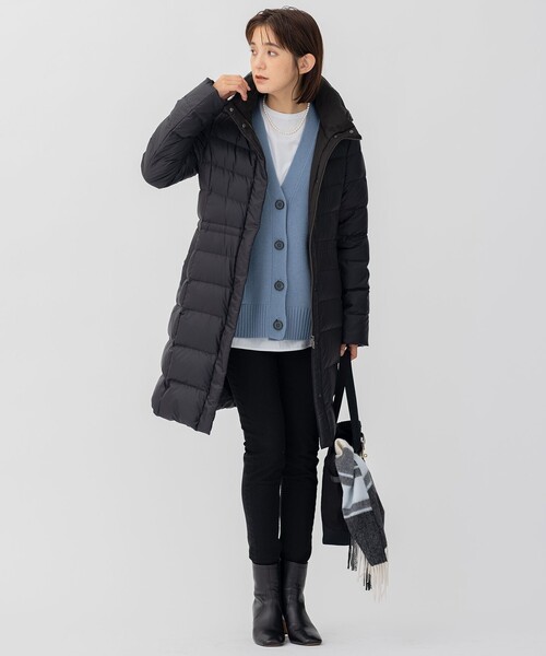 洗える】シレータフタ ロング ダウンコート（ダウンジャケット/コート