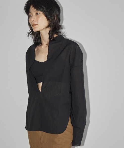 スラブスリットシャツ（シャツ/ブラウス）｜TODAYFUL（トゥデイフル