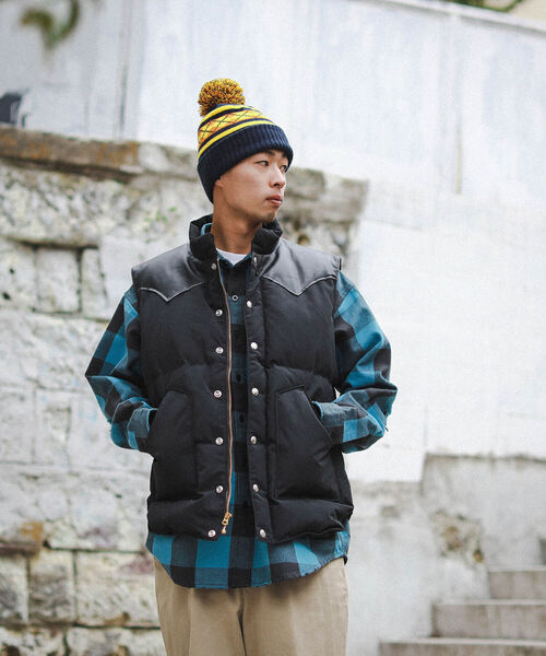 BEAMS（ビームス）の「SUGAR CANE × BEAMS / 別注 Yoke Down Vest