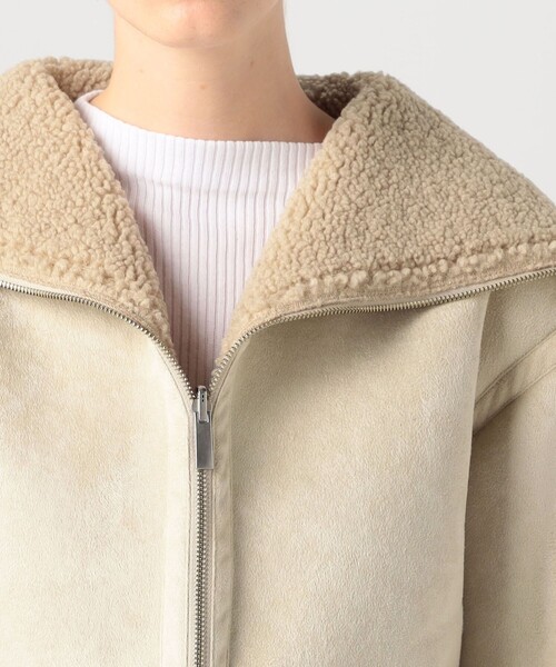 MACPHEE（マカフィー）の「エコムートン リバーシブルショートコート