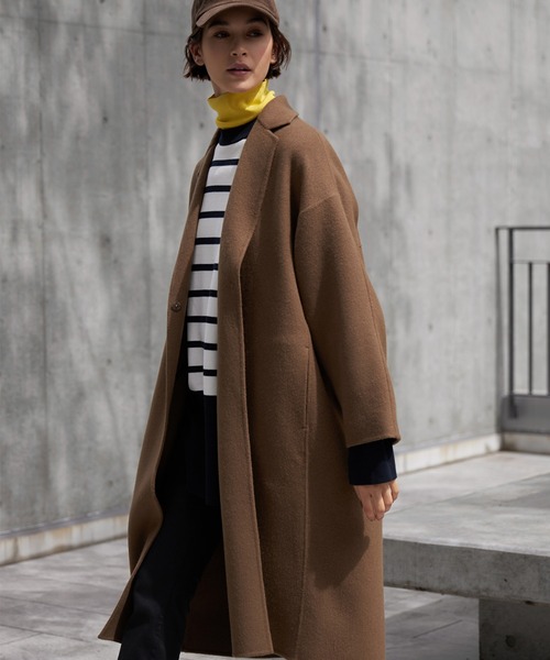 INED（イネド）の「ロングリバーコート 軽量 ストレスフリーの着心地