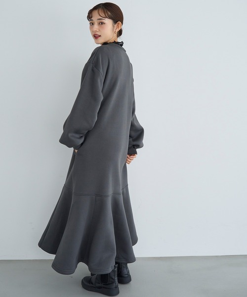 裏起毛マーメイドワンピース【585132】（ワンピース）｜mil（ミル）の