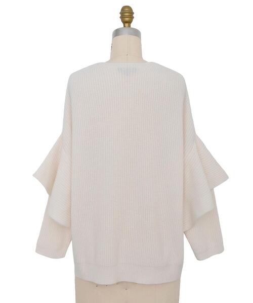 Drawer（ドゥロワー）の「＜Drawer（ドゥロワー）＞ 7G畔編みクルー