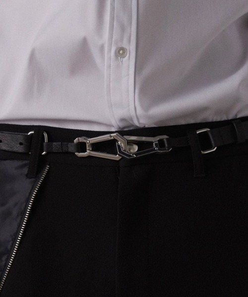 GRANCY】Carabiner Design LeatherBelt / カラビナデザインレザー
