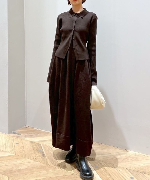 niaulab TV by ZOZO紹介】2ピースポロニットワンピース 大人気