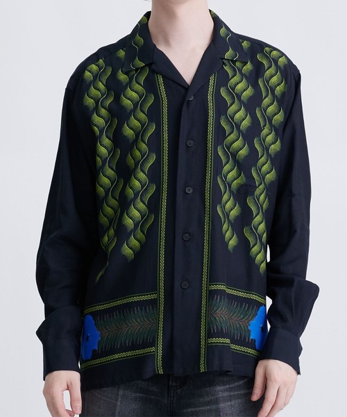 TOGA VIRILIS（トーガ ビリリース）の「Cupra cotton twill print