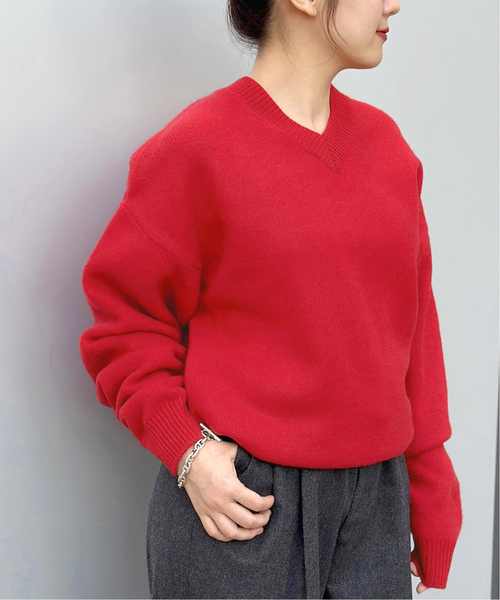 AP STUDIO（エーピーストゥディオ）の「wool Vneck Pullover（ニット