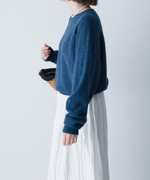 アルパカクルーネックニット（ニット/セーター）｜かぐれ（カグレ）の