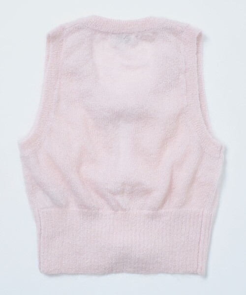 GANNI（ガニー）の「GANNI/ガニー LIGHT MOHAIR KNIT VEST / K2307