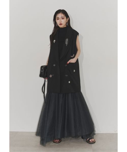 Chris TROIS.（クリストロワ）の「Collected Bijoux vest（ベスト