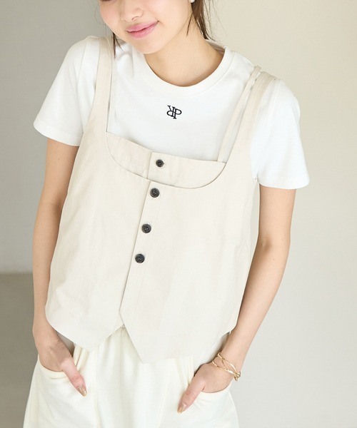 セール】レイヤードキャミソールジレ（キャミソール）｜ROPE' PICNIC