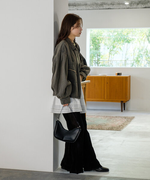 Kastane（カスタネ）の「【セットアップ対応】デニムダブルZIP