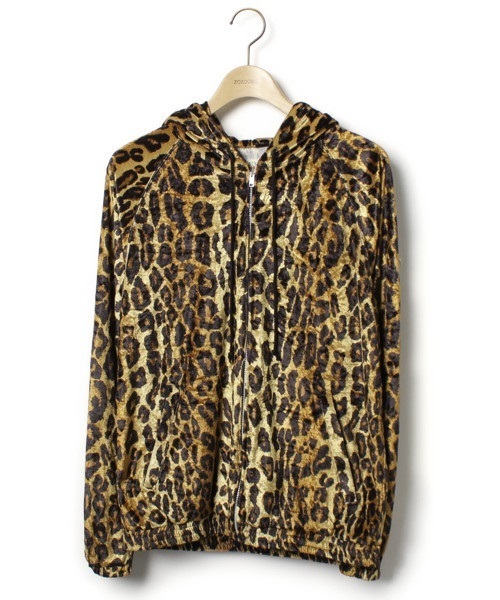 WACKO MARIA（ワコマリア）の「レオパード柄ジップアップパーカー