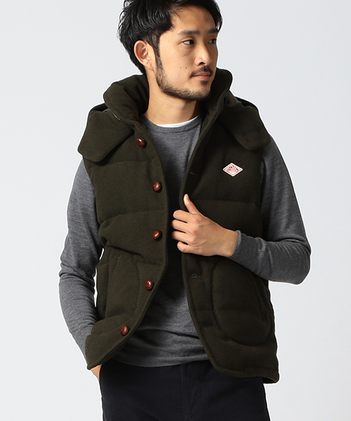 DANTON（ダントン）の「◇DANTON×BEAMS / 別注 フード ダウン ベスト