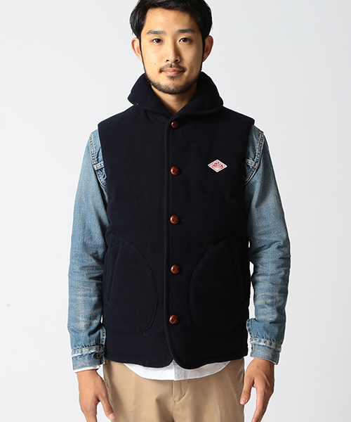 DANTON（ダントン）の「◇DANTON×BEAMS / 別注 フード ダウン ベスト