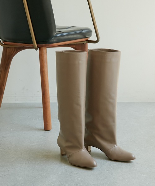 NEBULONI E（ネブローニ）の「【NEBULONI E.】ワイドロングブーツ/6921