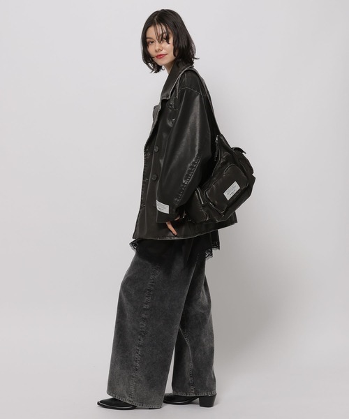 niko and（ニコアンド）の「【WILLIAM B.ELIOTT】フェイクレザー