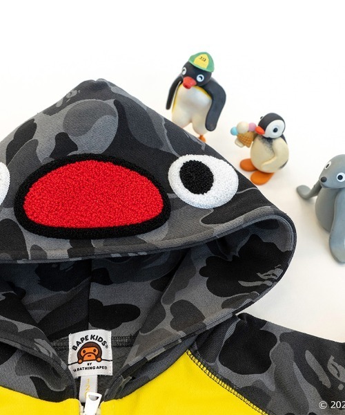 ア ベイシング エイプ × ピングー キッズ110㌢ ア ベイシング エイプ