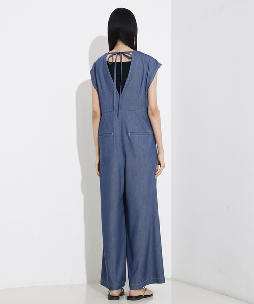 セール】ソフトデニムオールインワン（サロペット/オーバーオール