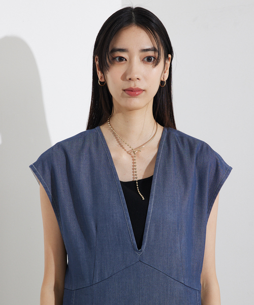 セール】ソフトデニムオールインワン（サロペット/オーバーオール